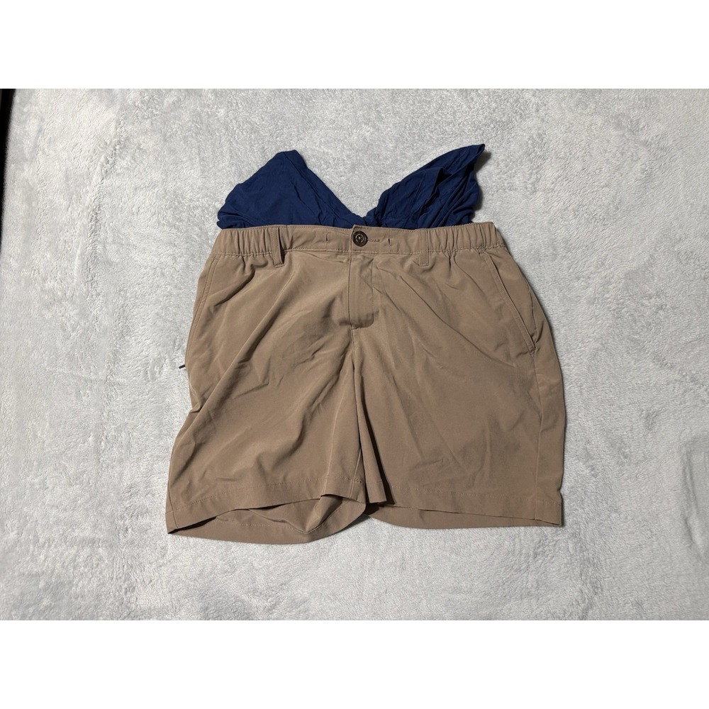 Chubbies Everywear 6" Lined Shorts Mens Large Beige Performance Stretch